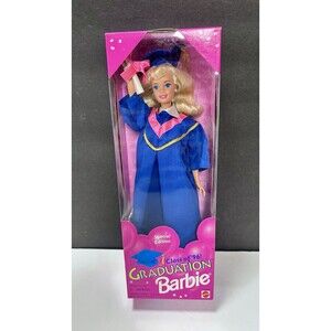 VTG 1995 Graduation Barbie Doll Class of 1996 Special Edition 15003 Mattel NIB!